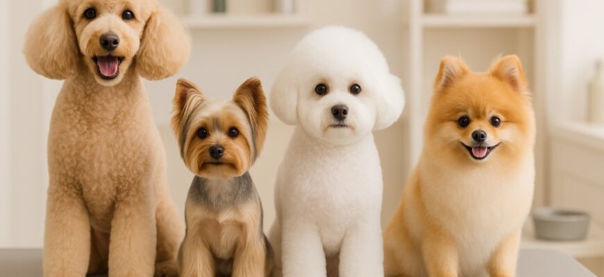 Породы собак после стрижки